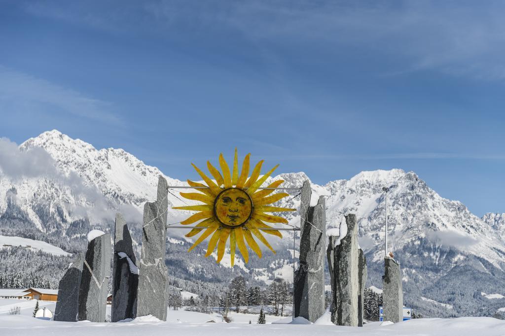 "Sunnseit" Appartement Soll Luaran gambar